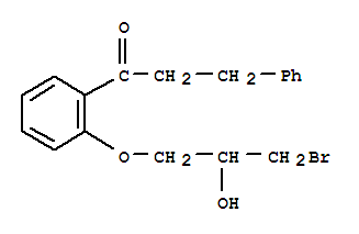 1-[2-(3-溴-2-羟基丙氧基)苯基]-3-苯基-1-丙酮