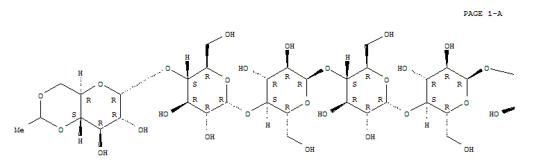4,6-亚乙基-对硝基苯-Α-D-麦芽七糖苷