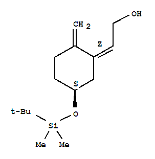 (2Z)-2-[(5S)-5-{[二甲基(2-甲基-2-丙基)硅烷基]氧基}-2-亚甲基环己基亚基]乙醇