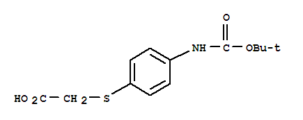 Boc-(4-氨基苯基硫代)乙酸