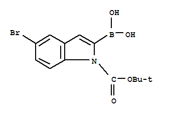 N-Boc-5-溴吲哚-2-硼酸, 95%