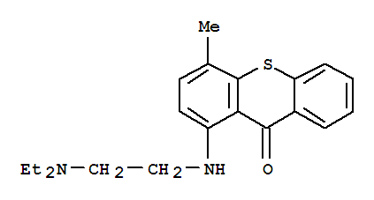 硫坎酮; 硫蒽酮; 1-((2-(二乙基氨基)乙基)氨基)-4-甲基硫杂蒽-9-酮
