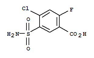 4-氯-2-氟-5-氨磺酰苯甲酸