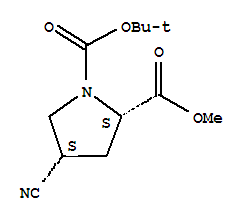顺式-N-BOC-4-氰基-L-脯氨酸甲酯