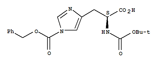 N-Boc-N'-Cbz-L-组氨酸; N-叔丁氧羰基-N'-苄氧羰基-L-组氨酸