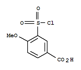 3-氯磺酰基-4-甲氧基苯甲酸; 3-磺酰氯-4-甲氧基苯甲酸