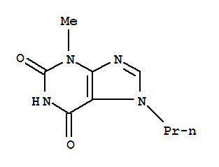 3-甲基-7-丙基黄嘌呤; 3-甲基-7-丙基-3,7-二氢-1H-嘌呤-2,6-二酮