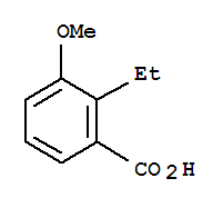 2-乙基-3-甲氧基苯甲酸; 3-甲氧基-2-乙基苯甲酸