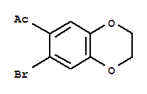 1-(7-溴-2,3-二氢-1,4-苯并二氧六环-6-基)乙酮