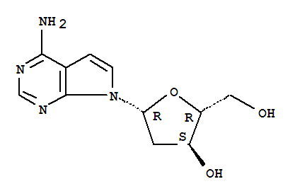 (2R,3S,5R)-5-(4-氨基-7H-吡咯并[2,3-d]嘧啶-7-基)-2-(羟甲基)四氢呋喃-3-醇