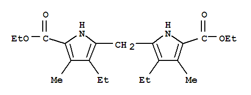 5,5-亚甲基双(4-乙基-3-甲基-2-吡咯羧酸二乙酯)