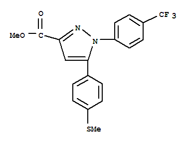 5-(4-甲基磺酰基-苯基)-1-(4-三氟甲基苯基)-1H-吡唑-3-羧酸甲酯