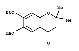 2,2-二甲基-7-乙氧基-6-甲氧基-4-二氢色原酮