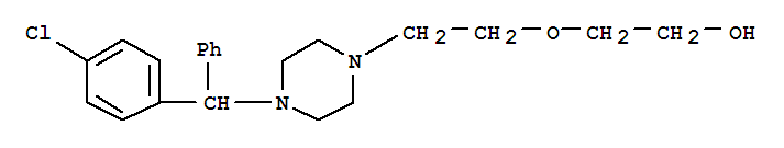 2-(2-(4-((4-氯苯基)(苯基)甲基)哌嗪-1-基)乙氧基)乙醇