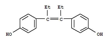 己烯雌酚; (E)-4,4'-(1,2-二乙基-1,2-亚乙烯基)双苯酚