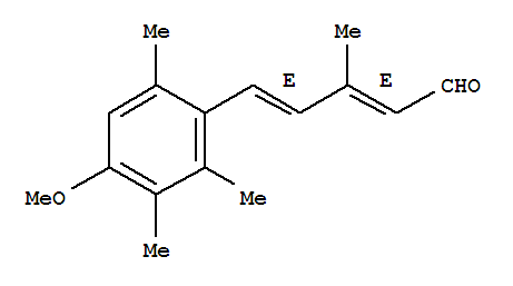 (2E,4E)-5-(4-甲氧基-2,3,6-三甲基苯基)-3-甲基-2,4-戊二烯醛