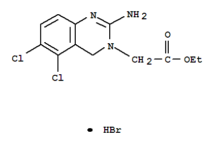 5,6-二氯-3,4-二氢-2(1H)-亚胺喹唑啉-3-乙酸乙酯氢溴酸盐