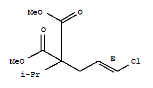 2-[(2E)-3-氯-2-丙烯-1-基]-2-(1-甲基乙基)-丙二酸-1,3-二甲酯