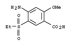 2-甲氧基-4-氨基-5-乙砜基苯甲酸