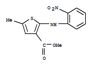 2-(2-硝基苯氨基)-5-甲基噻吩-3-甲酸甲酯