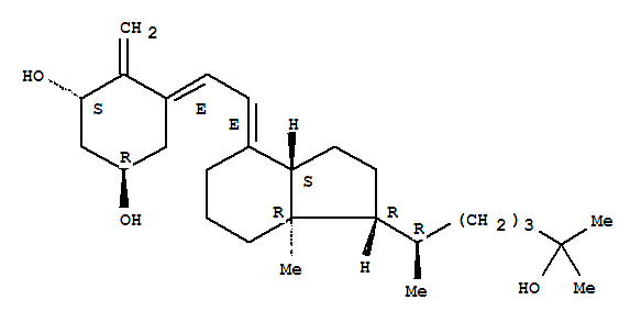 Calcitriol EP Impurity A/5,6-trans Calcitriol/(1R,3S,E)-5-(2-((1R,3aS,7aR,E)-1-((R)-6-Hydroxy-6-methylheptan-2-yl)-7a-methyloctahydro-4H-inden-4-ylidene)ethylidene)-4-methylenecyclohexane-1,3-diol
