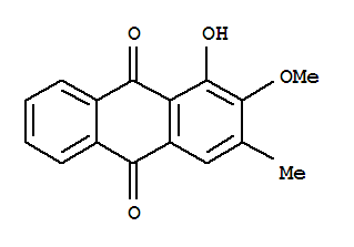 1-羟基-2-甲氧基-3-甲基蒽醌
