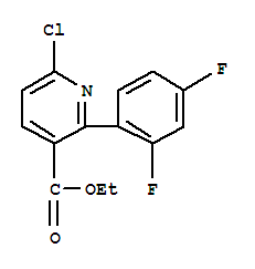 2-(2,4-二氟苯基)-6-氯吡啶-3-羧酸乙酯