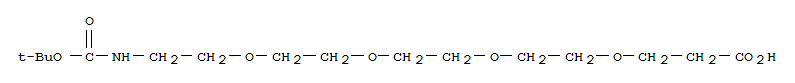 5,8,11,14-四氧杂-2-氮杂十七碳二酸 1-叔丁酯