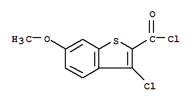 3-氯-6-甲氧基苯并[B]噻吩-2-甲酰氯