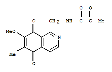 N-[(7-甲氧基-6-甲基-5,8-二氧代异喹啉-1-基)甲基]-2-氧代丙酰胺