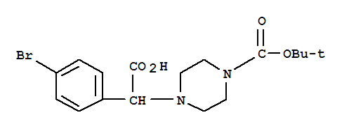 2-(4-Boc-哌嗪)-2-(4-溴苯基)乙酸