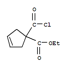 乙基1-(氯甲酰基)-3-环戊烯-1-羧酸酯
