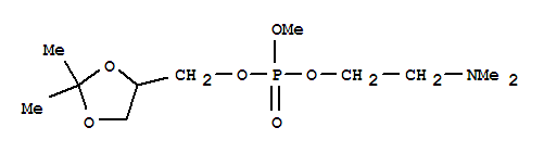 磷酸 2-二甲基氨基-乙基 2,2-二甲基-[1,3]二氧戊环-4-基甲基 甲基酯