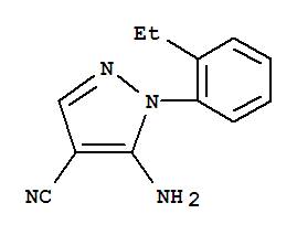 5-氨基-1-(2-乙基苯基)-1H-吡唑-4-甲腈