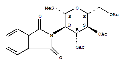 甲基3,4,6-三-<i>O</i>-乙酰-2-脱氧-2-邻苯二甲酰亚氨基-1-硫代-β-<small>D</small>-吡喃葡萄糖苷