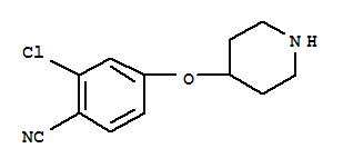 2-氯-4-(-4-哌啶氧基)苯甲腈