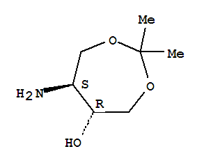 反式 5-氨基-6-羟基-2,2-二甲基-1,3-二氧杂环庚烷