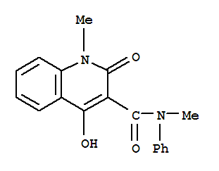 罗喹美克; 1,2-二氢-4-羟基-N,N-二甲基-2-氧代-N-苯基-3-喹啉甲酰胺