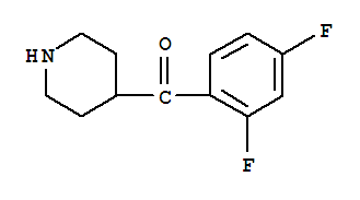 1-(2',4'-二氟苯甲酰基)-1-(4-哌啶基)甲酮