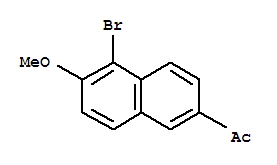 6-乙酰基-1-溴-2-甲氧基萘