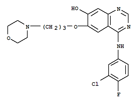 7-羟基喹唑啉, 4-[(3-氯-4-氟苯基)氨基]-6-[3-(4-吗啉基)丙氧基]-