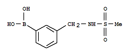 (3-甲基磺酰氨甲基)苯硼酸