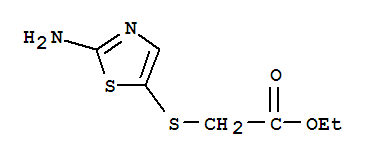 2-（2-氨基噻唑-5-硫基）乙酸乙酯