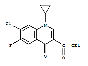7-氯-1-环丙基-6-氟-4-氧代-1,4-二氢-喹啉-3-羧酸乙基酯