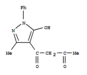 1-(5-羟基-3-甲基-1-苯基-1H-吡唑-4-基)-1,3-丁二酮