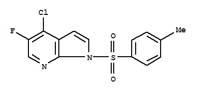 4-氯-5-氟-1-[(4-甲基苯基)磺酰基]-1H-吡咯并[2,3-b]吡啶