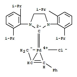 [1,3-双(2,6-二-异丙基苯基)-4,5-二氢咪唑-2-亚基]氯[3-苯基烯丙基]钯(II) 622275