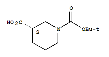 N-Boc-(S)-3-甲酸哌啶; N-叔丁氧羰基-(S)-3-甲酸哌啶