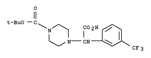 2-(4-Boc-哌嗪基)-α-(3-三氟甲基-苯基)乙酸