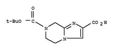 7-叔丁氧羰基-5,6-二氢-8H-咪唑并[1,2-a]吡嗪-2-甲酸